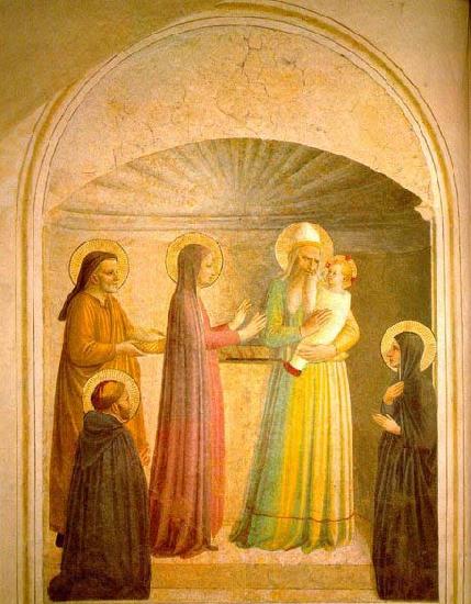 Fra Angelico Presentation of Jesus in the Temple Norge oil painting art